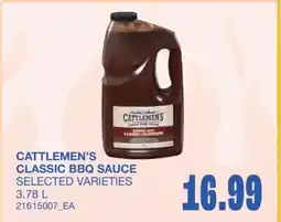 Wholesale Club CLASSIC BBQ SAUCE offer