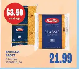 Wholesale Club PASTA offer
