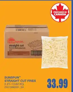 Wholesale Club STRAIGHT CUT FRIES offer