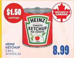 Wholesale Club KETCHUP offer