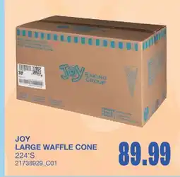Wholesale Club LARGE WAFFLE CONE, 224'S offer