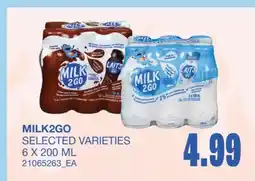 Wholesale Club MILK2GO offer
