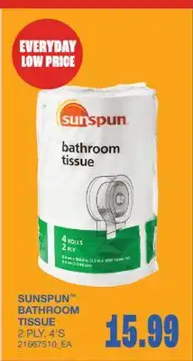 Wholesale Club BATHROOM TISSUE, 2 PLY, 4'S offer