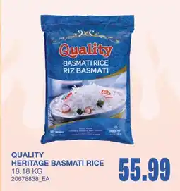 Wholesale Club HERITAGE BASMATI RICE offer