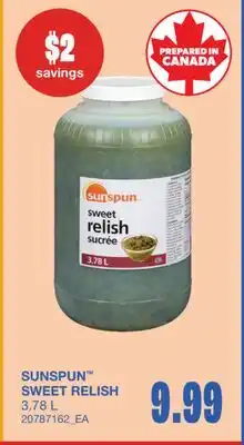 Wholesale Club SWEET RELISH offer