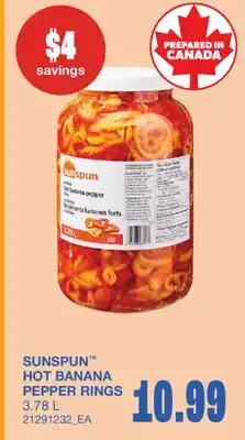 Wholesale Club HOT BANANA PEPPER RINGS offer