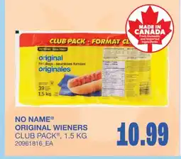 Wholesale Club ORIGINAL WIENERS offer