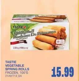 Wholesale Club VEGETABLE SPRING ROLLS, 100'S offer