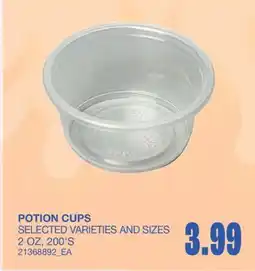 Wholesale Club POTION CUPS, 2 OZ, 200'S offer