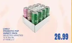 Wholesale Club PROBIOTIC POP VARIETY PACK offer