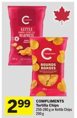 Foodland COMPLIMENTS Tortilla Chips offer