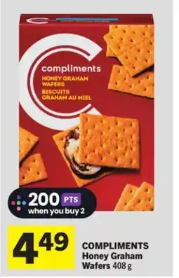 Foodland COMPLIMENTS Honey Graham Wafers offer