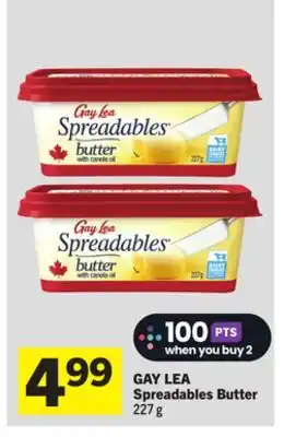 Foodland GAY LEA Spreadables Butter offer