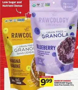 Foodland RAWCOLOGY Organic Grain Free Granola offer