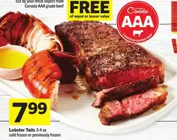 Foodland Lobster Tails offer