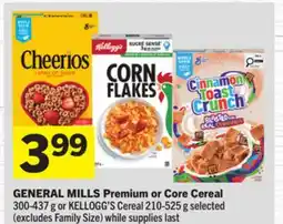 Foodland GENERAL MILLS Premium or Core Cereal offer