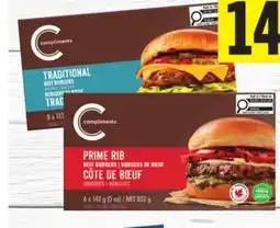 Foodland COMPLIMENTS Burgers offer