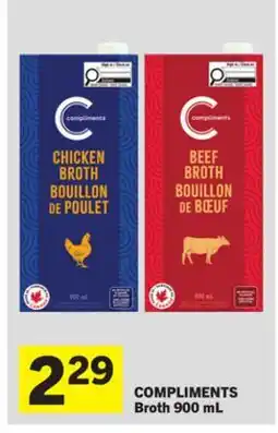 Foodland COMPLIMENTS Broth offer