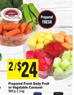 Foodland Prepared Fresh Daily Fruit or Vegetable Carousel offer