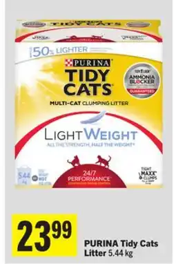 Foodland PURINA Tidy Cats Litter offer