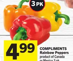 Foodland COMPLIMENTS Rainbow Peppers offer