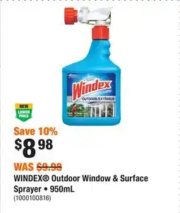 Home Depot WINDEX Outdoor Window & Surface Sprayer • offer