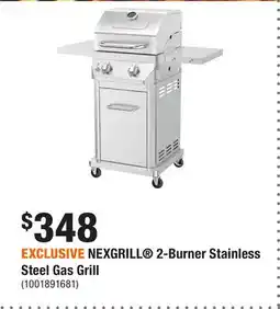 Home Depot EXCLUSIVE NEXGRILL 2-Burner Stainless Steel Gas Grill offer