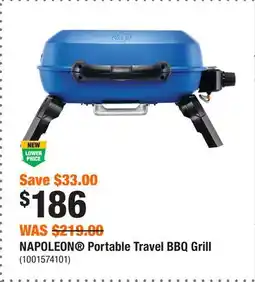 Home Depot NAPOLEON Portable Travel BBQ Grill offer