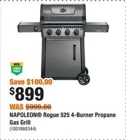 Home Depot NAPOLEON Rogue 525 4-Burner Propane Gas Grill offer