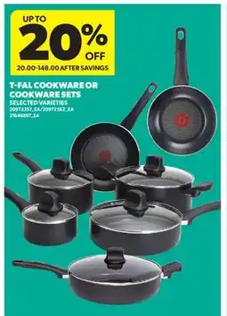 Real Canadian Superstore T-FAL COOKWARE OR COOKWARE SETS offer