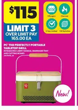 Real Canadian Superstore PC THE PERFECTLY PORTABLE TABLETOP GRILL offer