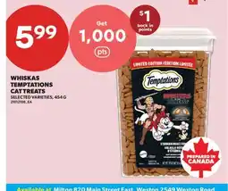 Real Canadian Superstore WHISKAS TEMPTATIONS CAT TREATS offer