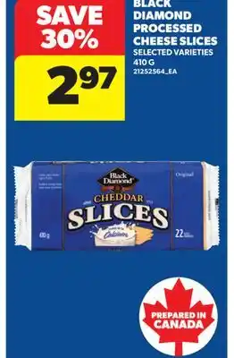 Real Canadian Superstore BLACK DIAMOND PROCESSED CHEESE SLICES offer
