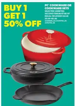 Real Canadian Superstore PC COOKWARE OR COOKWARE SETS offer