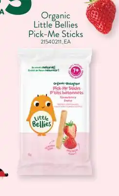 Real Canadian Superstore ORGANIC LITTLE BELLIES PICK-ME STICKS offer
