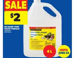 Real Canadian Superstore NO NAME PURE WHITE VINEGAR offer