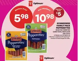 Real Canadian Superstore SCHNEIDERS FAMILY PACK PEPPERETTES offer