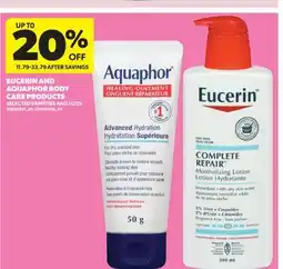 Real Canadian Superstore EUCERIN AND AQUAPHOR BODY CARE PRODUCTS offer