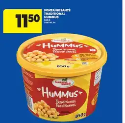 Real Canadian Superstore FONTAINE SANTÉ TRADITIONAL HUMMUS offer
