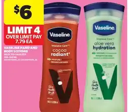 Real Canadian Superstore VASELINE HAND AND BODY LOTIONS offer