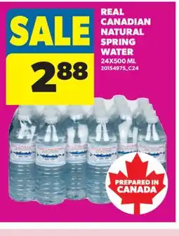 Real Canadian Superstore REAL CANADIAN NATURAL SPRING WATER offer