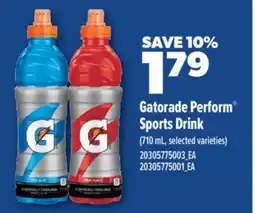 Real Canadian Superstore GATORADE PERFORM SPORTS DRINK offer