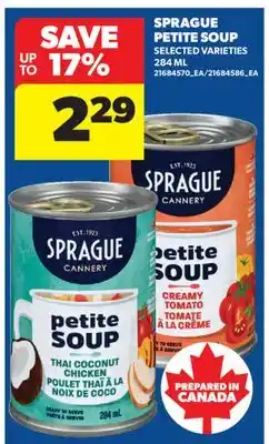 Real Canadian Superstore SPRAGUE PETITE SOUP offer