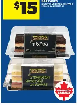 Real Canadian Superstore FARMER'S MARKET BAR CAKES offer