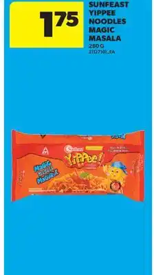 Real Canadian Superstore SUNFEAST YIPPEE NOODLES MAGIC MASALA offer