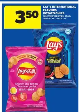 Real Canadian Superstore LAY'S INTERNATIONAL FLAVORS POTATO CHIPS offer
