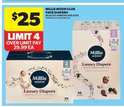 Real Canadian Superstore MILLIE MOON CLUB PACK DIAPERS offer