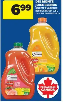 Real Canadian Superstore DEL MONTE JUICE BLENDS offer
