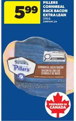 Real Canadian Superstore PILLERS CORNMEAL BACK BACON EXTRA LEAN offer