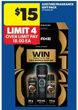 Real Canadian Superstore AXE FINE FRAGRANCE GIFT PACK offer